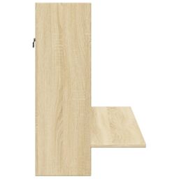 Berkfield Home Wall-Mounted Desk Sonoma Oak 105x48x75 cm Engineered Wood in Brown - Size: 105 x 48 x 75 cm - thumbnail 5