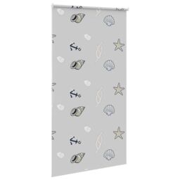 Berkfield Home Shower Roller Blind 140x240 cm Fabric Width 136 cm in Grey - thumbnail 4