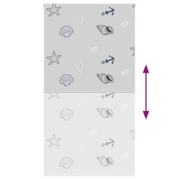 Berkfield Home Shower Roller Blind 140x240 cm Fabric Width 136 cm in Grey - thumbnail 5