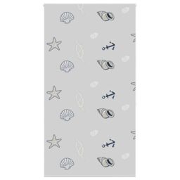 Berkfield Home Shower Roller Blind 140x240 cm Fabric Width 136 cm in Grey - thumbnail 1