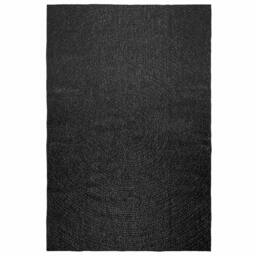 Berkfield Home Rug ZIZUR Anthracite 160x230 cm Jute Look Indoor & Outdoor in Black - Size: Medium - thumbnail 3