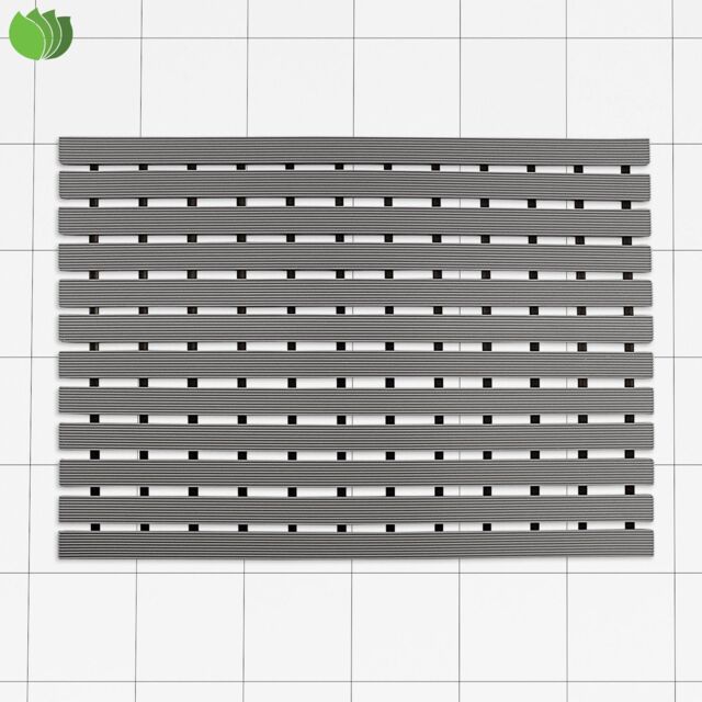Oseasons Non-Slip Slatted Shower Mat in Grey - Size: 60 cm x 440 cm - image 1