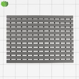 Oseasons Non-Slip Slatted Shower Mat in Grey - Size: 60 cm x 440 cm - thumbnail 1