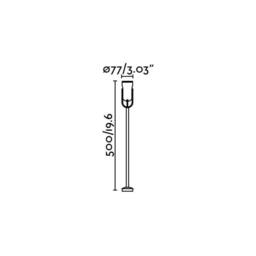 Netlighting Slot Outdoor LED Spotlight With Arm Black 14W 3000K IP65 - thumbnail 2