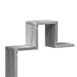 Berkfield Home Wall Shelf Grey Sonoma 104.5x10x43 cm Engineered Wood - thumbnail 8