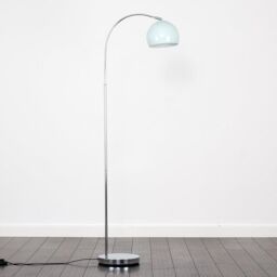 ValueLights Curva Silver Floor Lamp - thumbnail 2