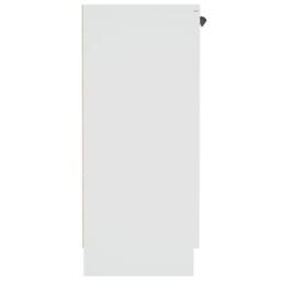 Berkfield Home Sideboard White 60x30x70 cm Engineered Wood - Size: 60 x 30 x 70 cm - thumbnail 4