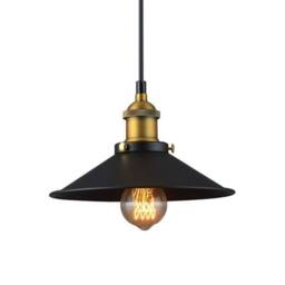 COMELY Industrial Chandelier, Vintage Edison Style Metal Black Ceiling Lights