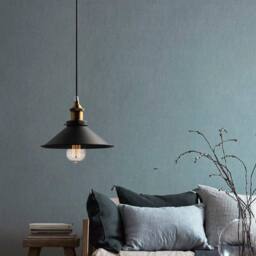COMELY Industrial Chandelier, Vintage Edison Style Metal Black Ceiling Lights - thumbnail 7