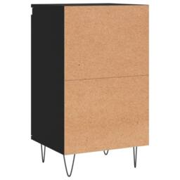 Berkfield Home Sideboards 2 pcs Black 40x35x70 cm Engineered Wood - Size: 40 x 35 x 70 cm - thumbnail 9