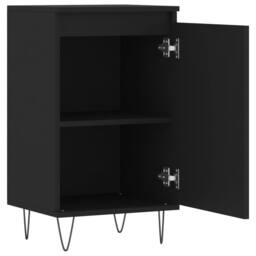 Berkfield Home Sideboards 2 pcs Black 40x35x70 cm Engineered Wood - Size: 40 x 35 x 70 cm - thumbnail 7