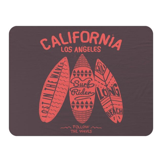 Benjamin Tate Design California Surf Blanket in Natural - Size: 120 cm x 150 cm - image 1