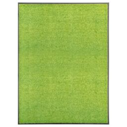 Berkfield Home Doormat Washable Green 90x120 cm - thumbnail 1