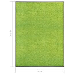 Berkfield Home Doormat Washable Green 90x120 cm - thumbnail 6