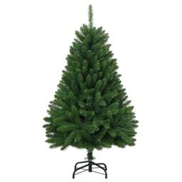 Berkfield Home Artificial Christmas Tree with Stand Green 120 cm PVC & Metal - thumbnail 5