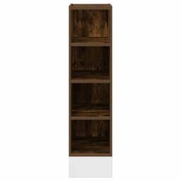 Berkfield Home Bottom Cabinet Smoked Oak 20x44, 5x81, 5 cm Engineered Wood in Brown - thumbnail 4