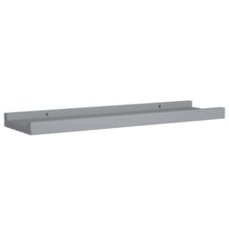 Berkfield Home Picture Frame Ledge Shelves 2 pcs Grey 40x9x3 cm MDF - Size: 40 x 9 x 3 cm - thumbnail 3