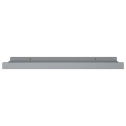 Berkfield Home Picture Frame Ledge Shelves 2 pcs Grey 40x9x3 cm MDF - Size: 40 x 9 x 3 cm - thumbnail 4