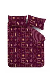 Catherine Lansfield Enchanted Witchcraft Reversible Halloween Duvet Cover Set in Plum - Size: Double - thumbnail 5