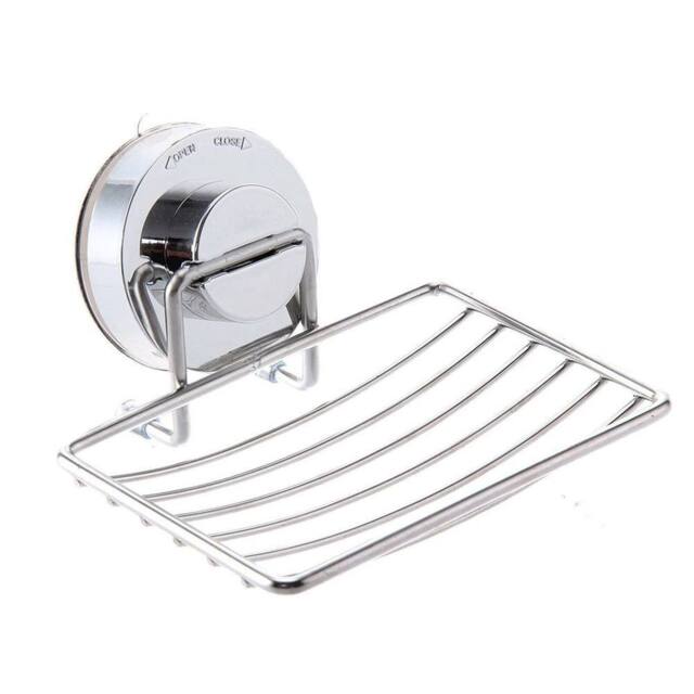 Kelvenix Strong Suction Bathroom Shower Chrome Accessory in Silver - image 1