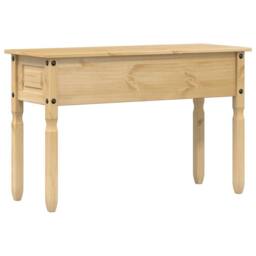 Berkfield Home Console Table Corona 115x46x73 cm Solid Wood Pine in Light Brown - Size: 115 x 46 x 73 cm - thumbnail 6
