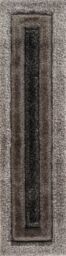 Desire Rugs Modern Soft Bordered Shimmer Shaggy Area Rugs in Grey - Size: 160 cm x 230 cm - thumbnail 6