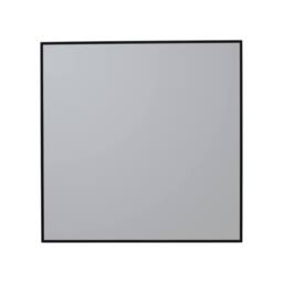 Showerdrape Paddington Brushed Framed Square Mirror 45x45cm in Black - Size: 45x45 cm - thumbnail 8