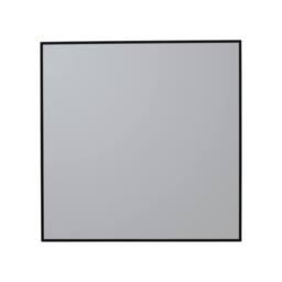 Showerdrape Paddington Brushed Framed Square Mirror 45x45cm in Black - Size: 45x45 cm - thumbnail 4