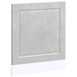 Berkfield Home Decorative Dishwasher Panel Porto Concrete Grey 60x1.5x67 cm Engi - thumbnail 3