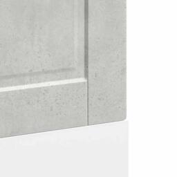 Berkfield Home Decorative Dishwasher Panel Porto Concrete Grey 60x1.5x67 cm Engi - thumbnail 7