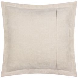 Yard Dune Velvet Chenille Cushion in Natural - Size: 50 cm x 50 cm - thumbnail 3