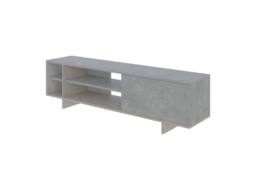 Decortie Stockton' Modern TV Unit with Storage 160cm in Grey - Size: 1 Pack - thumbnail 2