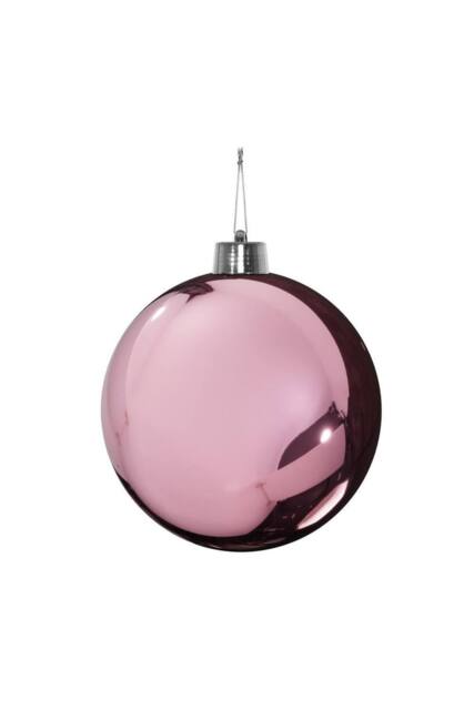 KDMD Pink Shiny Shatterproof Bauble 25cm - image 1