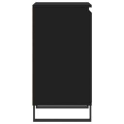 Berkfield Home Sideboards 2 pcs Black 40x35x70 cm Engineered Wood - Size: 40 x 35 x 70 cm - thumbnail 8