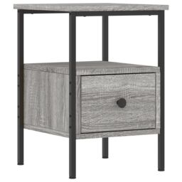 Berkfield Home Bedside Cabinets 2 pcs Grey Sonoma 34x36x50 cm Engineered Wood - Size: 34 x 36 x 50 cm - thumbnail 3