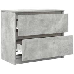 Berkfield Home TV Cabinet Concrete Grey 60x35x54 cm Engineered Wood - Size: 60 x 35 x 54 cm - thumbnail 5