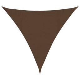 Berkfield Home Sunshade Sail 160 g/m ² Brown 4x4x4 m HDPE - thumbnail 2