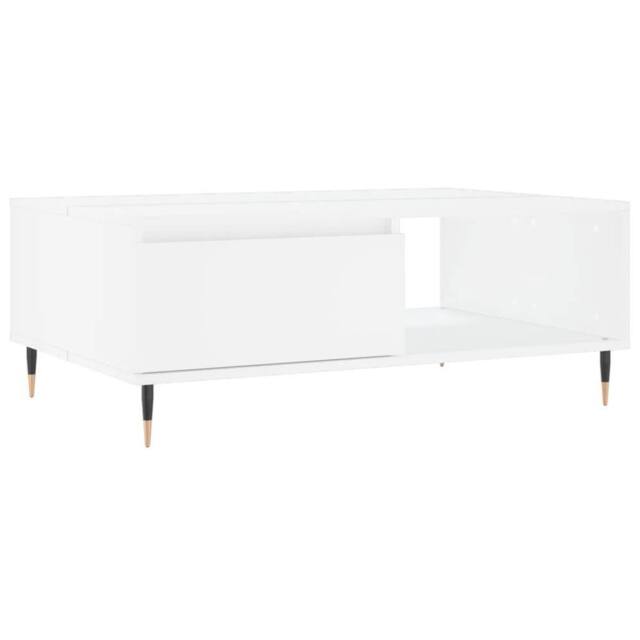Berkfield Home Coffee Table White 90x60x35 cm Engineered Wood - Size: 90 x 60 x 35 cm - image 1