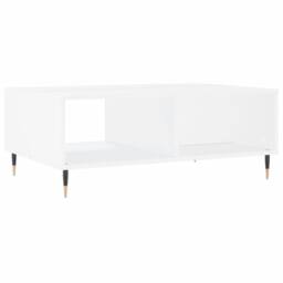 Berkfield Home Coffee Table White 90x60x35 cm Engineered Wood - Size: 90 x 60 x 35 cm - thumbnail 8