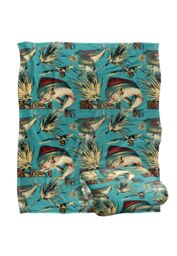 JQ Licensing Jl-Jp-Jq Dorado Fishing Tiki Silky Touch Super Soft Throw Blanket 152 X 127 cm in White - thumbnail 2
