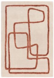 The Rug Shop UK Beige Handmade Abstract Luxurious Easy To Clean Area Rug - Size: 200 cm x 300 cm - thumbnail 2