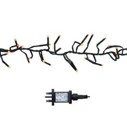 Samuel Alexander 37.2m 3000 LED Christmas Cluster String Lights with Timer in Red & Vintage Gold - thumbnail 8