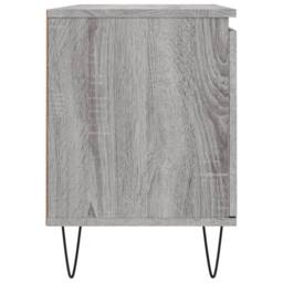 Berkfield Home TV Cabinet Grey Sonoma 104x35x50 cm Engineered Wood - Size: 104 x 35 x 50 cm - thumbnail 7