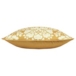 Paoletti Melrose Traditional Floral Cushion in Yellow - Size: 50 cm x 50 cm - thumbnail 3