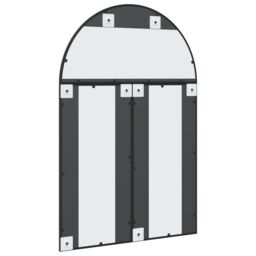 Berkfield Home Wall Mirror Black 80x120 cm Arch Iron - thumbnail 5