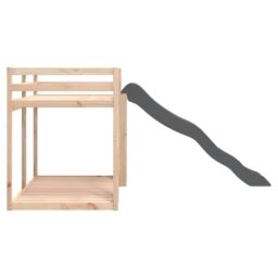 Berkfield Home Bunk Bed with Slide&Ladder without Mattress 80x200 cm in Brown - thumbnail 6