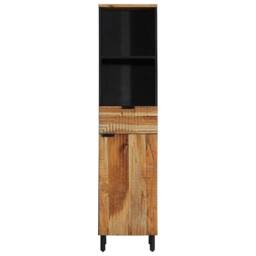 Berkfield Home Bathroom Vanity Units Natural Acacia Solid acacia wood Regular in Brown - thumbnail 3