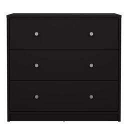 Furniture To Go May Chest of 3 Drawers in Black - thumbnail 2