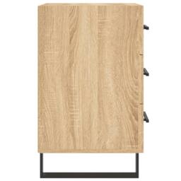 Berkfield Home Bedside Cabinet Sonoma Oak 40x40x66 cm Engineered Wood in Light Tan - Size: 40 x 40 x 66 cm - thumbnail 6