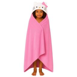 Hello Kitty Wrap Blanket Hoodie in Pink - thumbnail 3